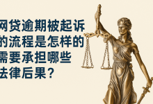 网贷逾期后被起诉,会经历哪些步骤?要承担哪些后果?-汇邦管家